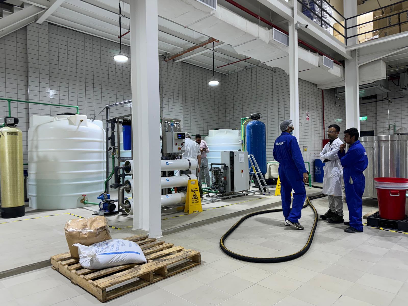 RO plant commissioning at JANAX factory