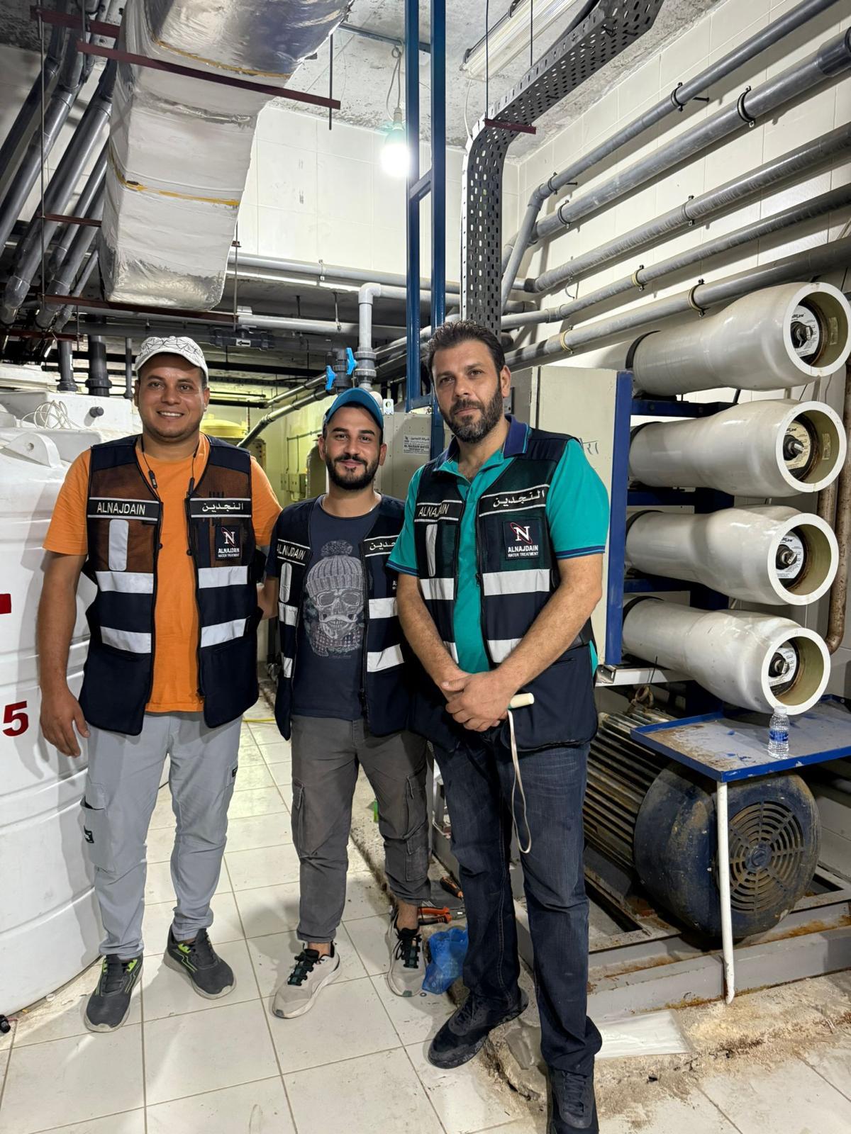 Alnajdain RO commissioning team